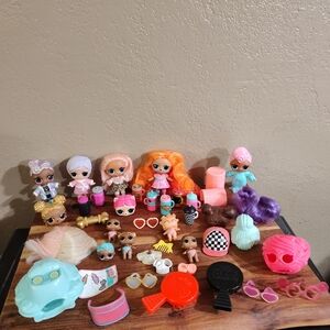 L.O.L. Surprise Tot & Baby Dolls With Accessories Lot